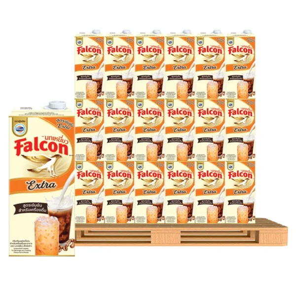 cooking-oil-137 นกเหยี่ยว เอ็กซ์ตร้า ครีมเทียมพร่องไขมัน (1 ล. x 12) x 75 (พาเลท)