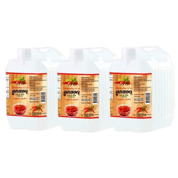 cooking-oil-142 น้ําส้มสายชูเทียม ตรา ลูกยอด 4500 มล. 3 แกลอน