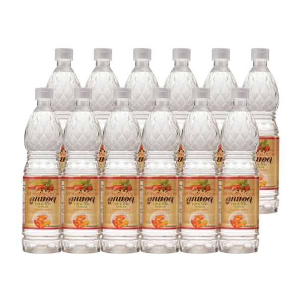 น้ําส้มสายชูเทียม ตรา ลูกยอด 700 มล. 12 ขวด