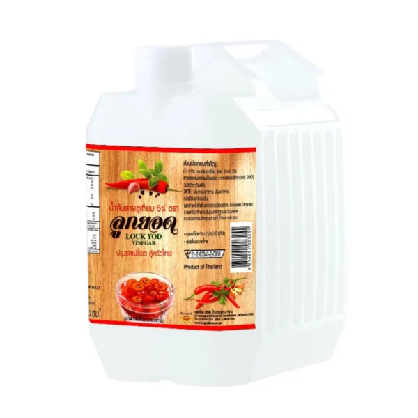 cooking-oil-144 น้ําส้มสายชูเทียม ตรา ลูกยอด 4500 มล. 1 แกลอน