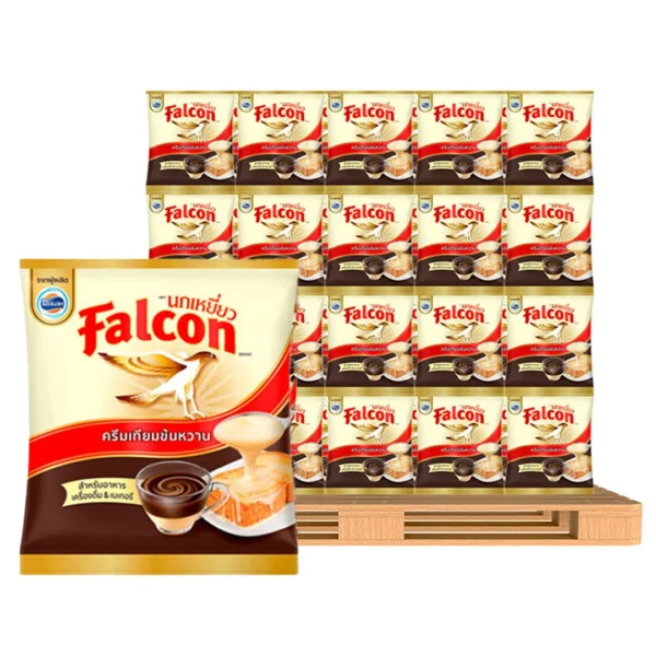 นกเหยี่ยว ครีมเทียมข้นหวานพร่องไขมัน (2 กก. x 8) x 50 (พาเลท)