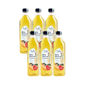 cooking-oil-147 ใจข้าว น้ํามันรําข้าว 1L x6 ขวด Jaikao Rice Bran Oil