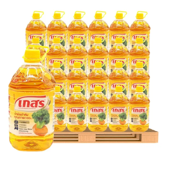 cooking-oil-156 เกสร น้ํามันปาล์ม แกลลอน 5 ล. x 144 แกลลอน (1 พาเลท)