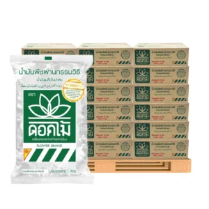 cooking-oil-158 ดอกไม้ น้ํามันเมล็ดในปาล์ม 1 ล. 12 ถุง x 64 ลัง (1 พาเลท)