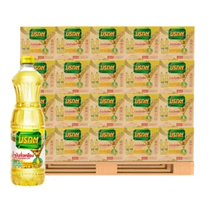 มรกต น้ํามันถั่วเหลือง 1 ล. ขวด 12 ล. X 60 (พาเลท)