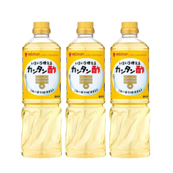 cooking-oil-207 มิสกัน น้ําส้มสายชู สูตรน้ําส้มสายชู น้ํามะนาว ผัก และสาหร่ายทะเล (ผลิตในประเทศญี่ปุ่น) ขนาด 1 ลิตร x 3 ขวด