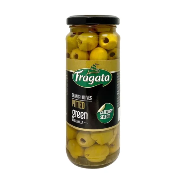 ฟรากาตา มะกอกชนิดแกะเมล็ดออก 335 กรัม Fragata Spanish Olives Pitted 335 g.