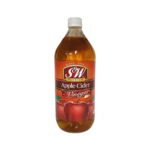 เอสแอนด์ดับบลิว น้ําส้มสายชูหมักแอปเปิ้ล ( 32 ออนซ์ ) 946 มล. S&W Apple Cider Vinegar ( 32 Oz.) 946 ml.