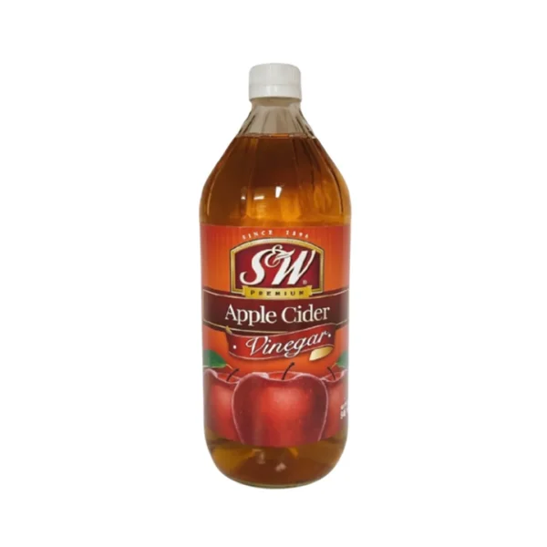 cooking-oil-213 เอสแอนด์ดับบลิว น้ําส้มสายชูหมักแอปเปิ้ล ( 32 ออนซ์ ) 946 มล. S&W Apple Cider Vinegar ( 32 Oz.) 946 ml.