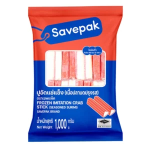 deli-ready-eat-0031 เซพแพ็ค ปูอัดแช่แข็ง 1 กก.