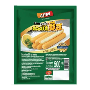 deli-ready-eat-0037 เอเอฟเอ็ม ไส้กรอกไก่สอดไส้ชีส 500 ก.