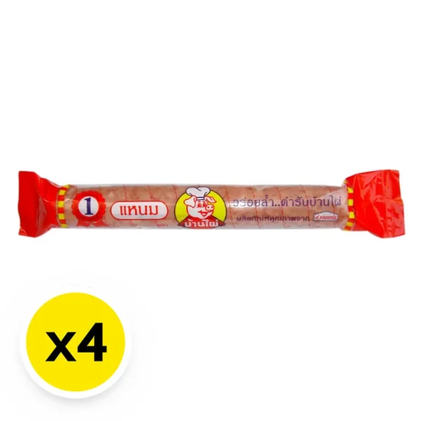 บ้านไผ่ แหนมแท่ง 150 ก. x 4