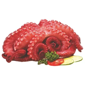 deli-ready-eat-0091 คูซีนมาสเตอร์ หมึกทาโกะต้มแช่แข็ง 1 กก.