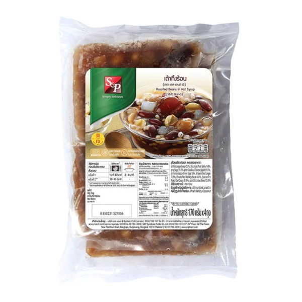 deli-ready-eat-0130 เอสแอนด์พี เต้าทึงร้อน 170 ก. 4 ถุง 1 แพ็ค