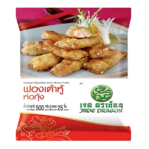 deli-ready-eat-0132 เจด ดราก้อน ฟองเต้าหู้ห่อกุ้งแช่แข็ง 500 ก. 25 ชิ้น