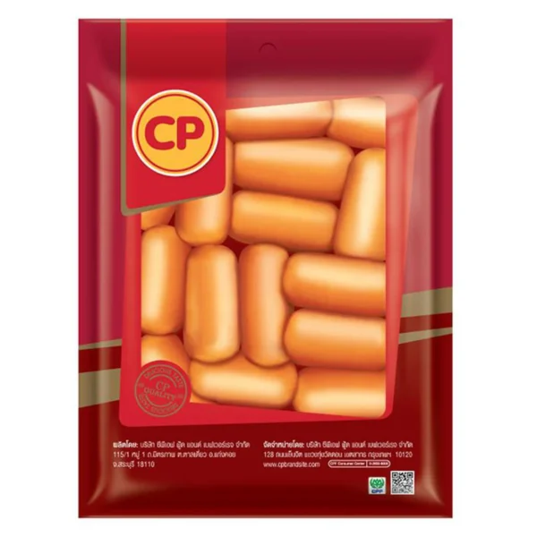 deli-ready-eat-0136 ซีพี ไส้กรอกหมูมินิคอกเทล 1 กก.