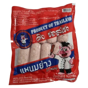 deli-ready-eat-0146 คิง ซอสเซจ แหนมไก่ผสมหมูสําหรับย่าง 900 ก.