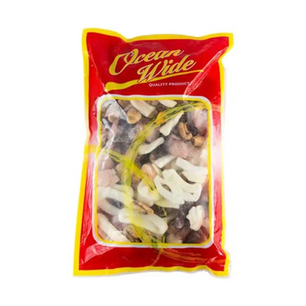 deli-ready-eat-0152 ซีฟู้ดรวมมิตรแช่แข็ง (หอย,หมึก,กุ้ง) 1 กก.