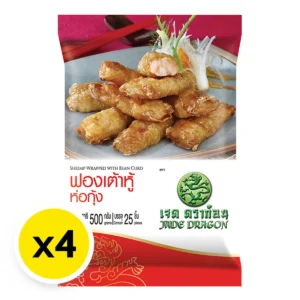 deli-ready-eat-0180 เจด ดราก้อน ฟองเต้าหู้ห่อกุ้งแช่แข็ง 500 ก. x 4