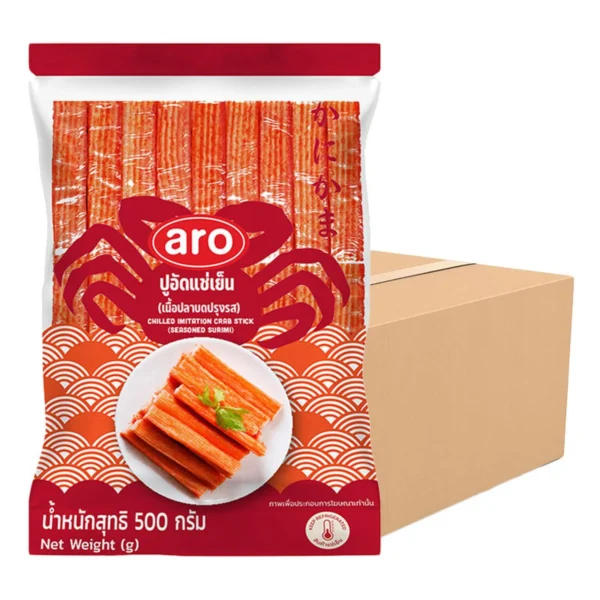 deli-ready-eat-0181 เอโร่ ปูอัดแช่เย็น 500 ก. x 20