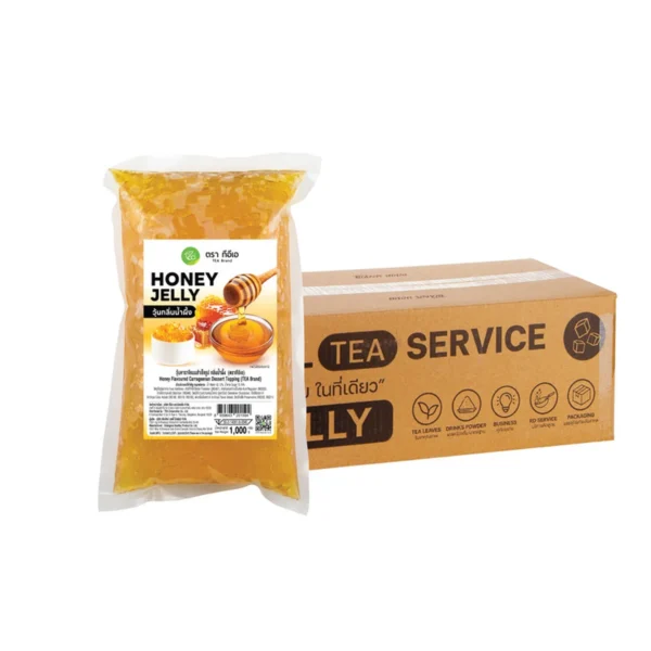 [ยกลัง] ทีอีเอ วุ้นน้ําผึ้ง Honey Jelly บรรจุ (1,000 กรัม) x 12 ถุง