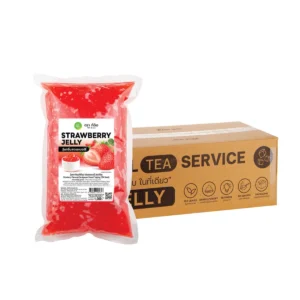 [ยกลัง] ทีอีเอ วุ้นสตรอว์เบอร์รี่ Strawberry Jelly บรรจุ (1,000 กรัม) x 12 ถุง