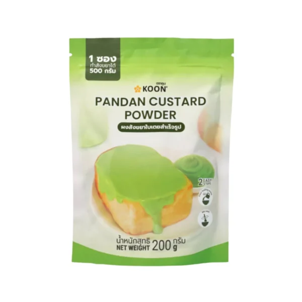 ผงสังขยาใบเตยสําเร็จรูป ตรา KOON (คูน) ขนาด 200 กรัม  Pandan