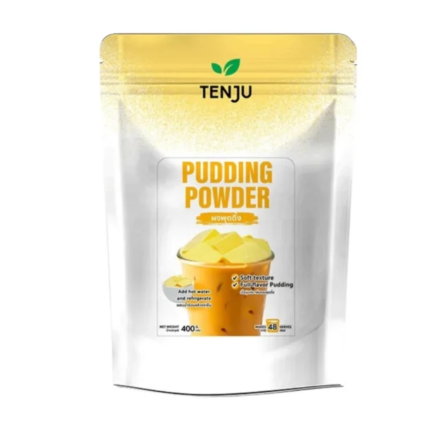 Tenju ผงพุดดิ้ง 400 กรัม Pudding Powder ผงสําเร็จรูป (ตรา เทนจู)