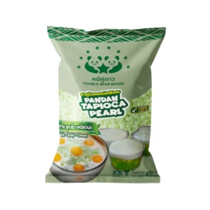dessert-ingredients-077 สาคูใบเตย ขนาด 400 g ตราหมีคู่ดาว จํานวน 1 ถุง
