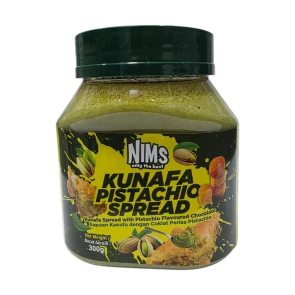 (รวมรส) Nims chocolate spread  เนยถั่วพิตาชิโอ้ Pistachio Butter ช็อกโกแลตสเปรด แยมทาขนมปัง ไส้ขนม เบเกอร์รี่ คูนาฟา พิตาชิโอ,350กรัม