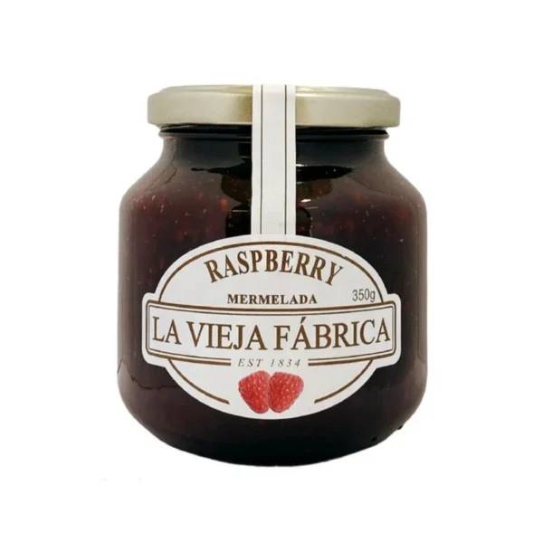 dips-spreads-0019 ลา เวียฮา ฟาบริกา ผลิตภัณฑ์ทาขนมปัง ราสพ์เบอรี 350 กรัม LA VIEJA FA'BRICA Raspberry Mermelada 350 g.