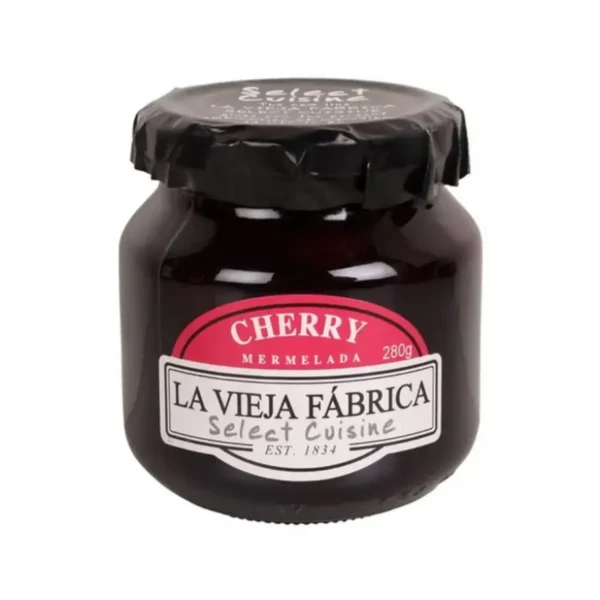 ลา เวียฮา ฟาบริกา ผลิตภัณฑ์ทาขนมปัง เชอร์รี่ 280 กรัม LA VIEJA FA'BRICA Cherry Mermelada 280 g.