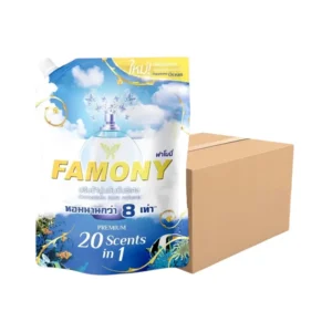 [ ยกลัง ] Famony ขนาด 1300 มล. ฟาโมนี่ปรับผ้านุ่มเข้มข้นพิเศษ ยกลัง ฟ้า