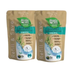 RCSS Readycare น้ํายาล้างจาน ขนาด 900มล.x 2 ถุง กลิ่นยูคาลิปตัส ช่วยขจัดคราบฝังแน่น ไม่มีสารเคมีอันตราย (แพ็คคู่นกแก้ว)