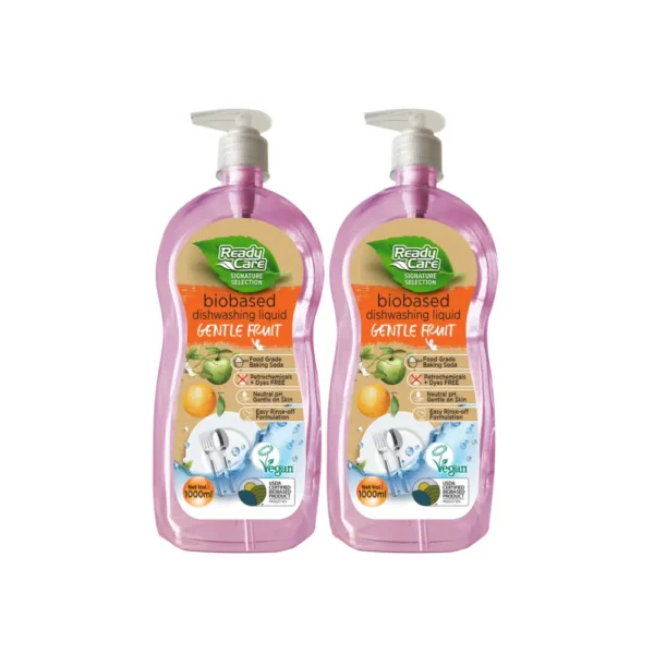 (ซื้อ1ฟรี1) RCSS Readycare น้ํายาล้างจาน ขนาด 1000 มล. กลิ่นผลไม้ ไม่มีสารเคมีอันตราย สารสกัดจากธรรมชาติ อ่อนโยน