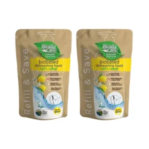 RCSS Readycareน้ํายาล้างจาน ขนาด 900มล.x 2 ถุง กลิ่นเลม่อน ช่วยขจัดคราบฝังแน่น ไม่มีสารเคมีอันตราย (แพ็คคู่นกแก้ว)