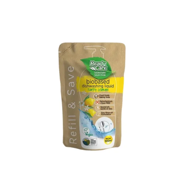 RCSS Readycare น้ํายาล้างจาน ขนาด 900 มล. กลิ่นเลม่อน ไม่มีสารเคมีอันตราย สารสกัดจากธรรมชาติ อ่อนโยน (ขนาดรีฟิว)