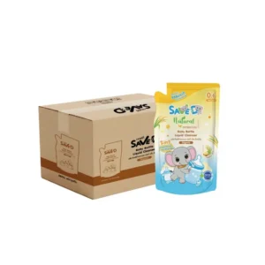 SAVE D ผลิตภัณฑ์ล้างขวดนม กลิ่นข้าวญี่ปุ่น ชนิดถุงเติม 0.5 ล. x 24