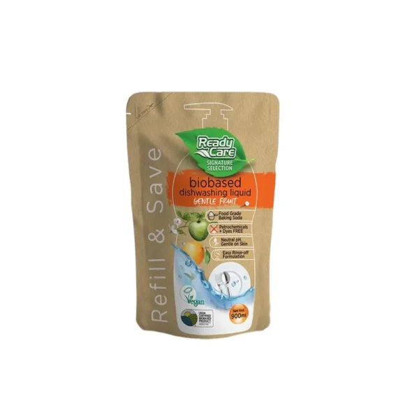 RCSS Readycare น้ํายาล้างจาน ขนาด 900 มล. กลิ่นผลไม้ ไม่มีสารเคมีอันตราย สารสกัดจากธรรมชาติ อ่อนโยน (ขนาดรีฟิว)