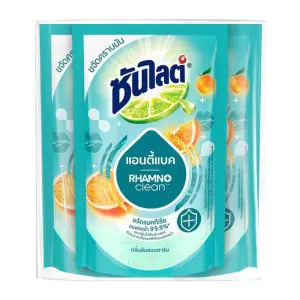 dishwashing-search-281 ซันไลต์ น้ํายาล้างจาน พลัส แอนตี้แบค กลิ่นเลมอน มิ้นท์ ถุงเติม 450 มล. x 3