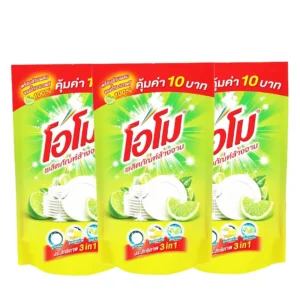 โอโม น้ํายาล้างจาน กลิ่นเลมอน 400 มล. x 3