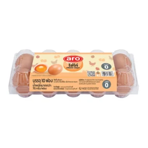 eggs-0014 เอโร่ ไข่ไก่ เบอร์ 0 แพ็ค 10 ฟอง