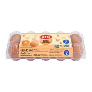 eggs-0018 เอโร่ ไข่ไก่ เบอร์ 2 10 ฟอง
