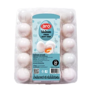 eggs-0020 เอโร่ ไข่เป็ด เบอร์ 1 มีฝา 20 ฟอง