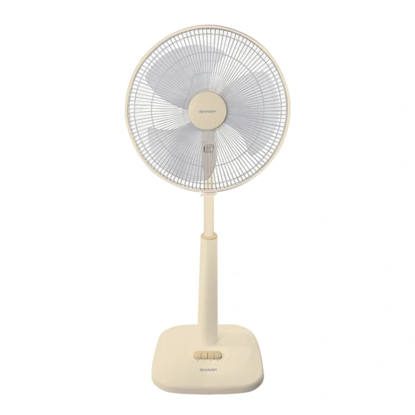 fan-0015 ชาร์ป พัดลมสไลด์ 16 นิ้ว รุ่น PJ-SL165 สีวานิลลา