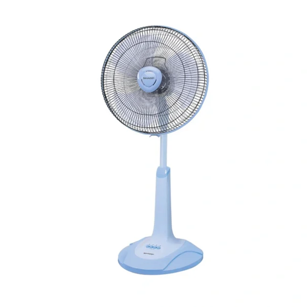 fan-0016 ชาร์ป พัดลมสไลด์ รุ่น PJ-SL163 สีฟ้า