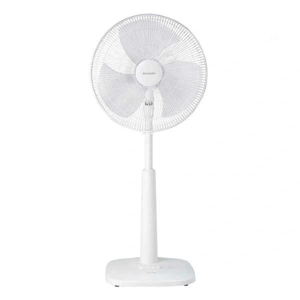 fan-0031 ชาร์ป พัดลมสไลด์ 18 นิ้ว รุ่น PJ-SL182 สีสโนว์