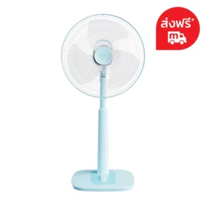 fan-0035 ฮาตาริ พัดลมสไลด์ 18 นิ้ว รุ่น S18M1 สีฟ้า