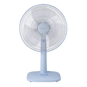fan-0055 ชาร์ป พัดลมตั้งโต๊ะ 18 นิ้ว รุ่น PJ-TA182 สีเบบี้บลู