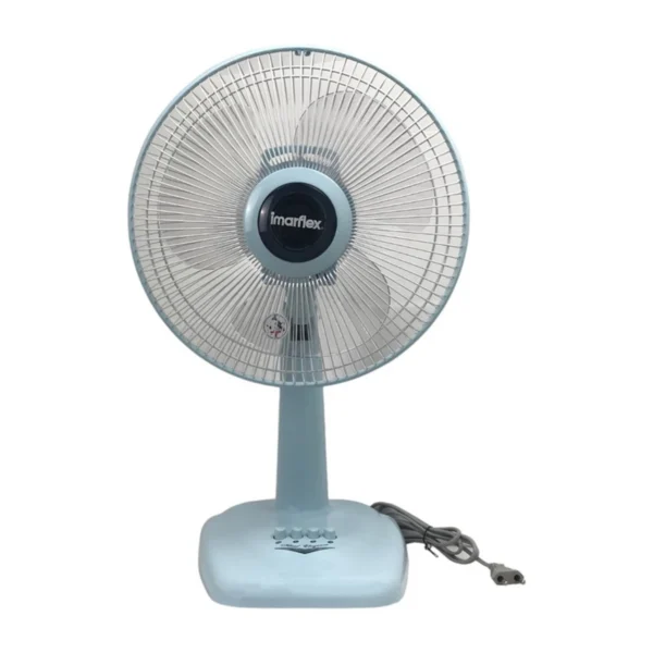 fan-0065 อิมาร์เฟล็กซ์ พัดลมตั้งโต๊ะ ขนาด 12 นิ้ว รุ่น IF-165 สีฟ้าพาสเทล